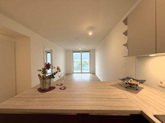 Wohn-/Essküche mit Küche und Siemensgeräte