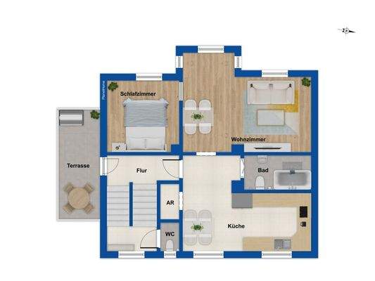 Grundriss Obergeschoss