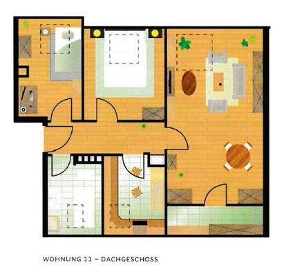 Grundriss DG Wohnung 11