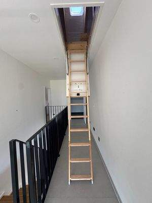 Aufgang zum Dachboden