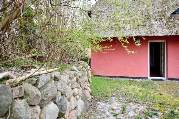 Blick vom Garten aus