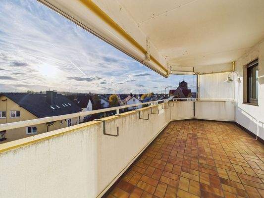 Balkon mit Panoramablick