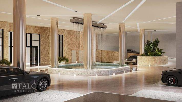 Einfahrt zum Parkplatz