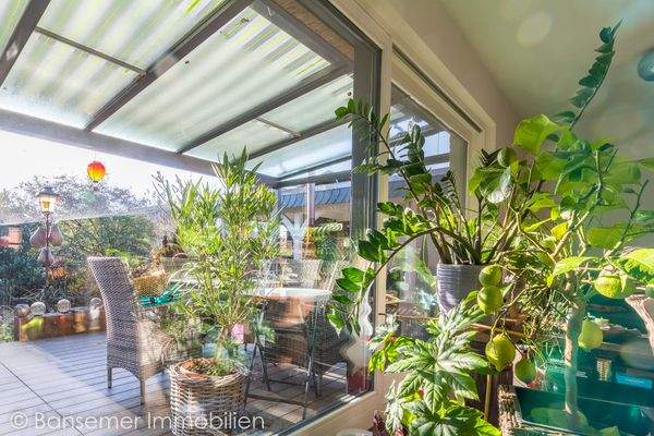 Blick aus dem Wohnzimmer