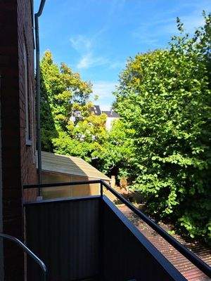 Balkon - Blick ins Grüne