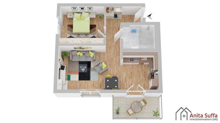 Visualisierung Grundriss