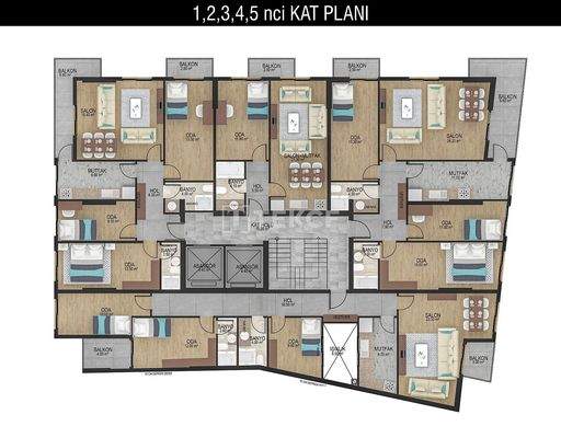 Spacious Seafront Apartments Close to Amenities in Karşıyaka İzmir