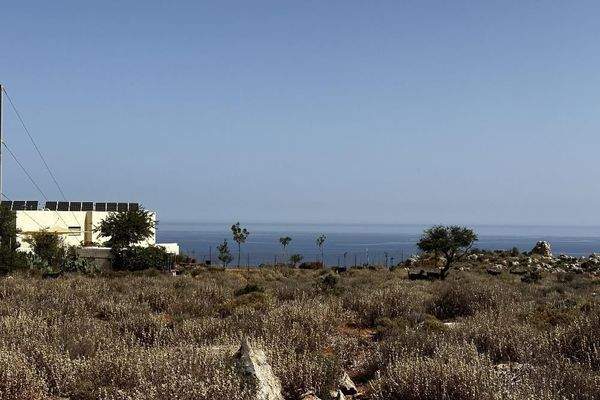 Kreta, Kokkino Chorio: Spektakuläres 80.000 m² großes Grundstück mit Meerblick auf Kreta zum Verkauf