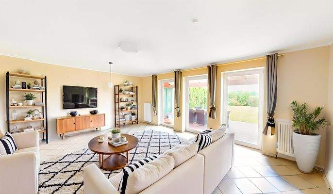 Einrichtungsbeispiel Wohnzimmer