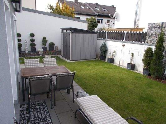 Terrasse-Gartenanlage
