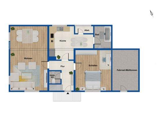 Grundriss Erdgeschoss