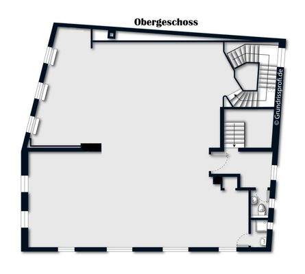 Obergeschoss (nicht maßstabsgetreu)