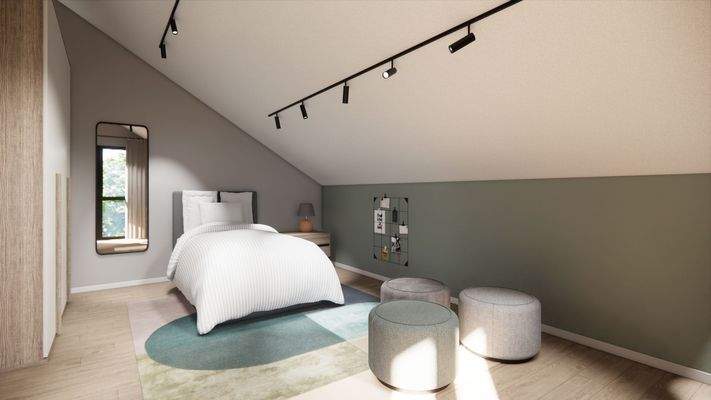 Kinderzimmer - DG - Visualisierung, Abweichungen möglich!