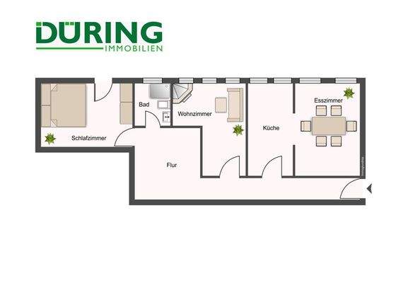 Grundriss Wohnung 2