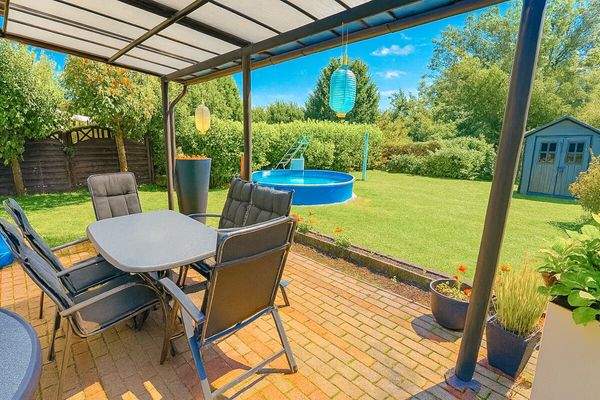 Überdachte Terrasse