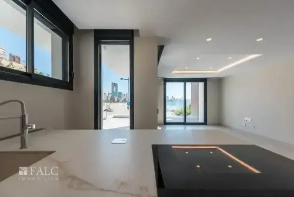 Offene Küche mit Ausblick