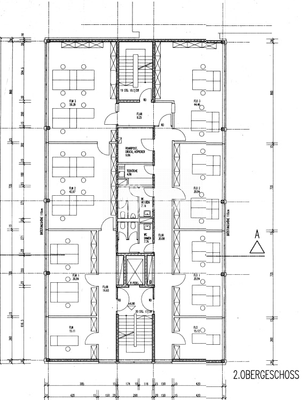 Grundriss 2. Obergeschoss Logi