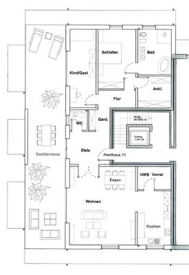 Grundriss WE 11
