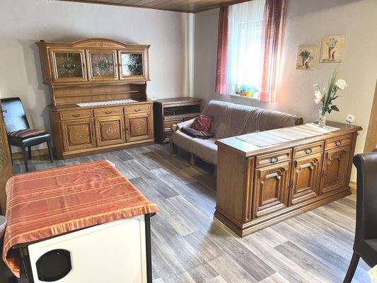 das familiäre Zentrum des Hauses... der offene Wohn- u. Essbereich