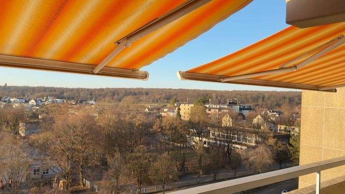 Panorama mit Markise