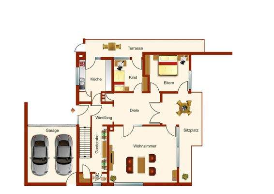 Grundriss Erdgeschos