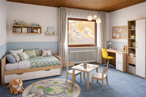 Kinderzimmer EG - virtually staged