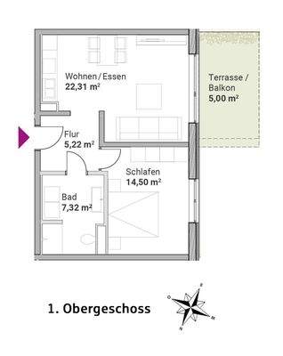 Wohnung 36 (Wohnungstyp B)