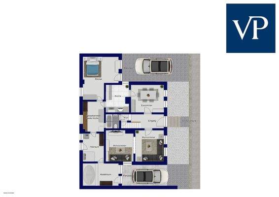 EG mit Stellplätzen