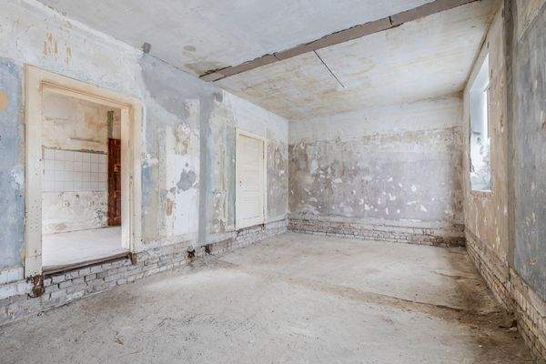 Zweite DHH Wohnzimmer - Rohbau weitere Ansicht