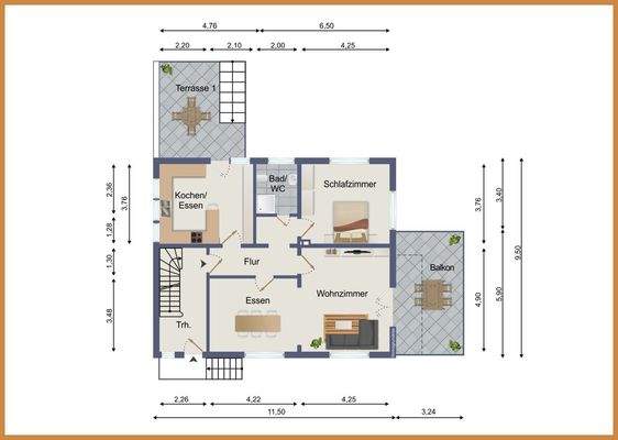 Grundriss Erdgeschoss