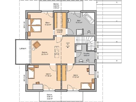 Grundriss Dachgeschoss