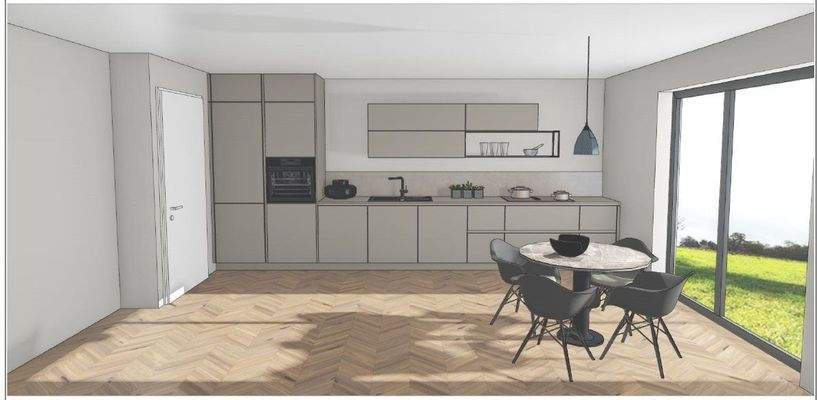 Wohnung 02B - Musterküche