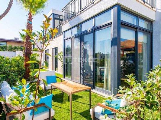 3-Bedroom Apartments with Private Gardens in Gümüşlük Bodrum
