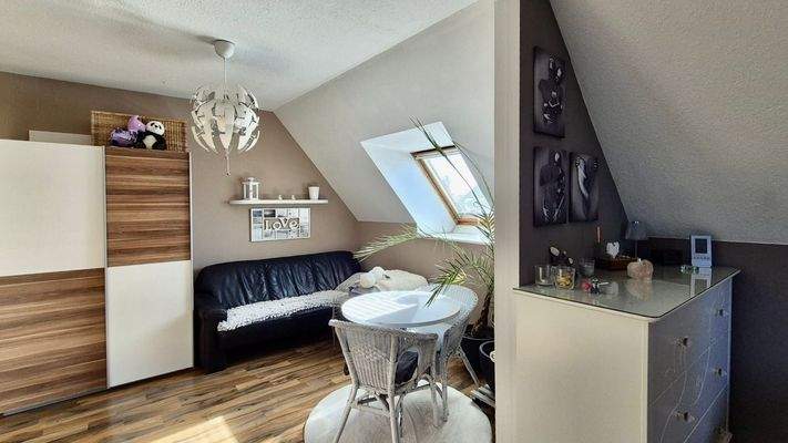 Sitzbereich im Schlafzimmer