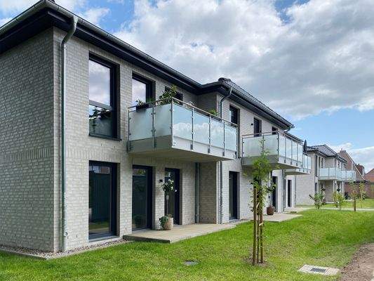 Jede Wohnung hat eine Terrasse