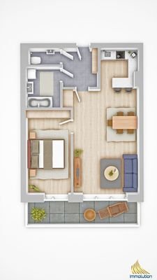 Schaubild Grundriss TOP 09