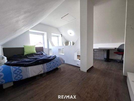 Schlafzimmer Dachboden