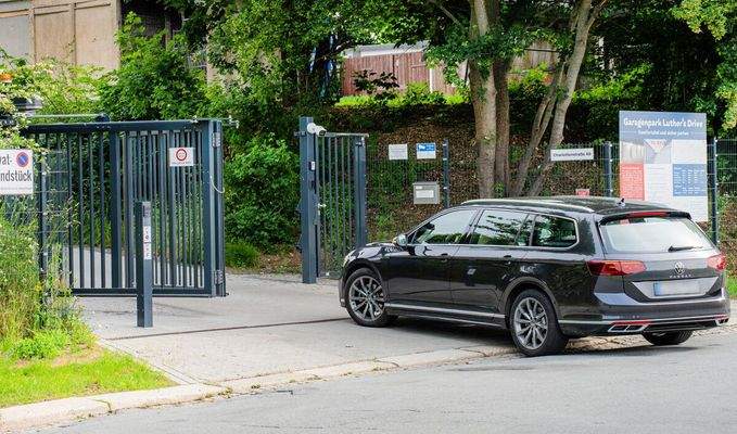 Einfahrt Garagenpark Chemnitz