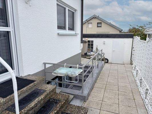 Hintereingang zum Haus