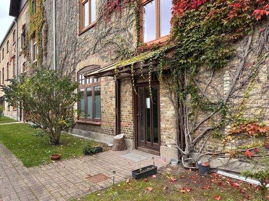 rückwärtiger Hauszugang