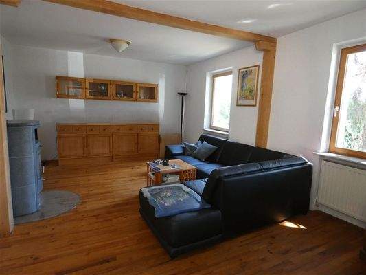 Wohnzimmer EG mit Festbrennstoffofen