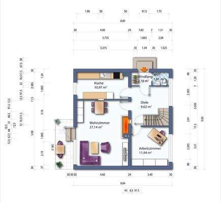 Grundriss Erdgeschoss