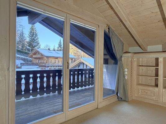 Ausblick Wohnzimmer (Dachgeschoss)