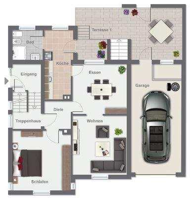 Grundriss Erdgeschoss