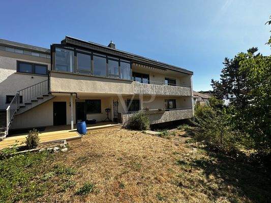 Hausansicht vom Garten