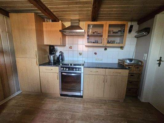 Küche im Dachgeschoss