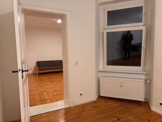 Esszimmer Blick in das Wohnzimmer