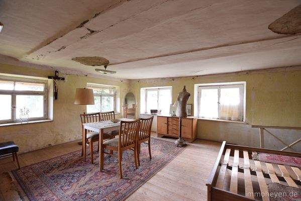 Schlafzimmer im Hofgebäude