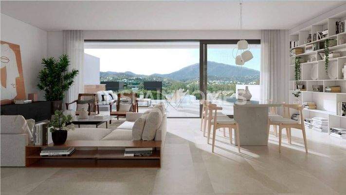 3 Bedroom Sea View Houses in Estepona Next to Golf Courses