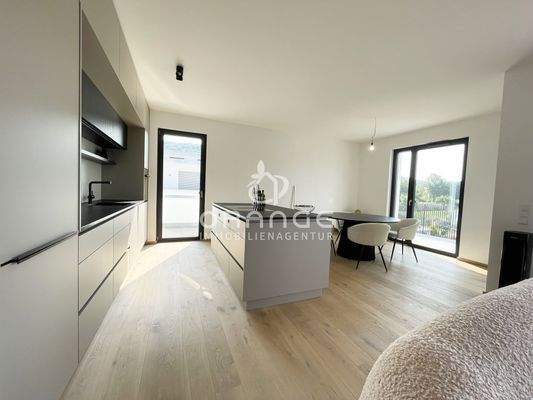 Sehr geräumig, die luxuriöse Einbauküche